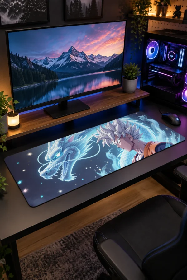 Frost Wyrm Ascent Gaming Mousepad Frost Wyrm Ascent Gaming Mousepad