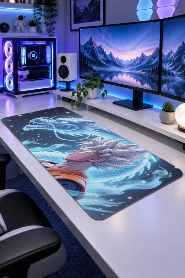Frost Wyrm Ascent Gaming Mousepad Frost Wyrm Ascent Gaming Mousepad