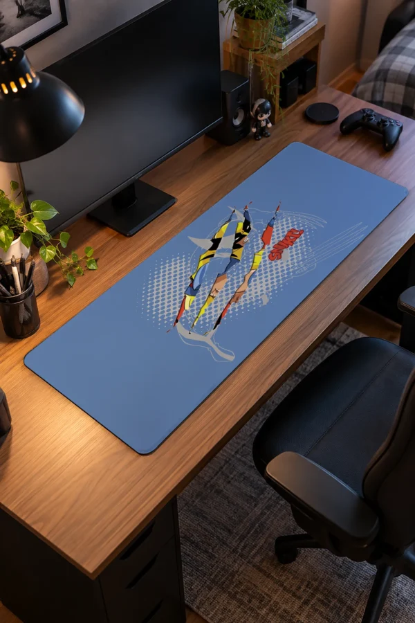 Azure Slash Gaming Mousepad