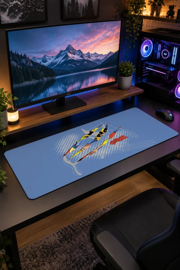 Azure Slash Gaming Mousepad