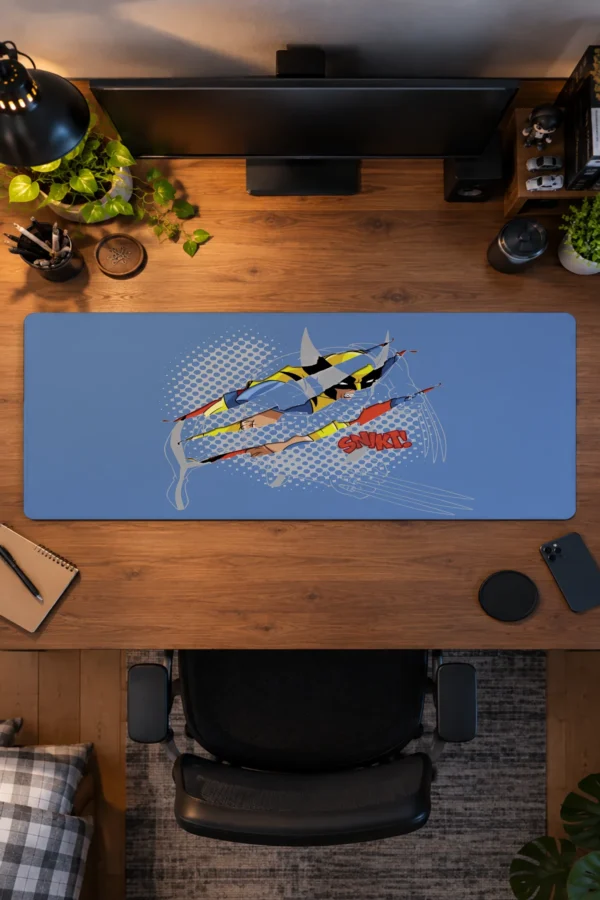 Azure Slash Gaming Mousepad