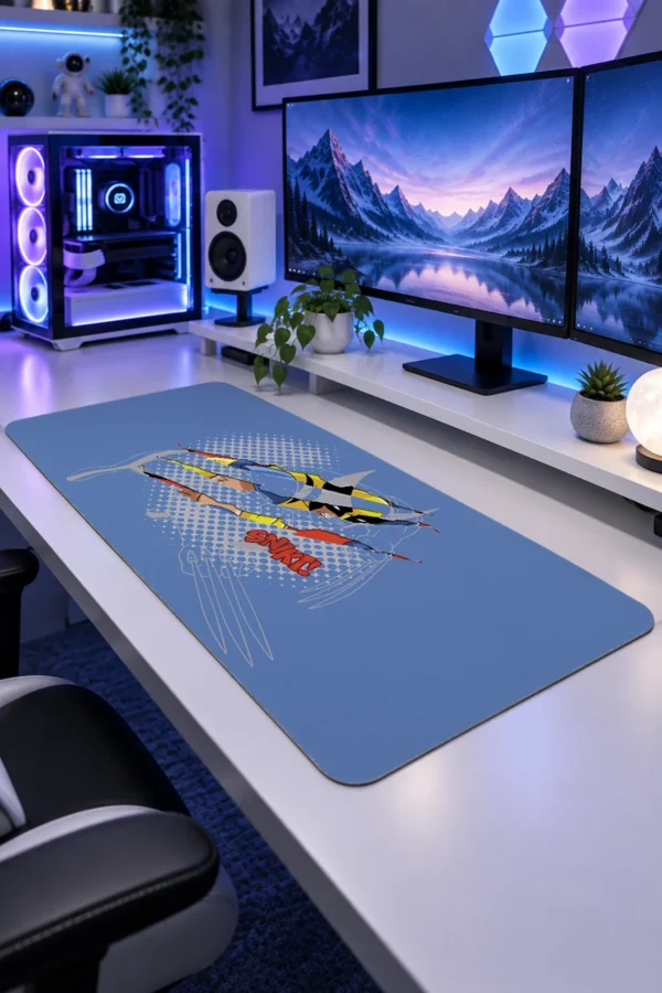 Azure Slash Gaming Mousepad