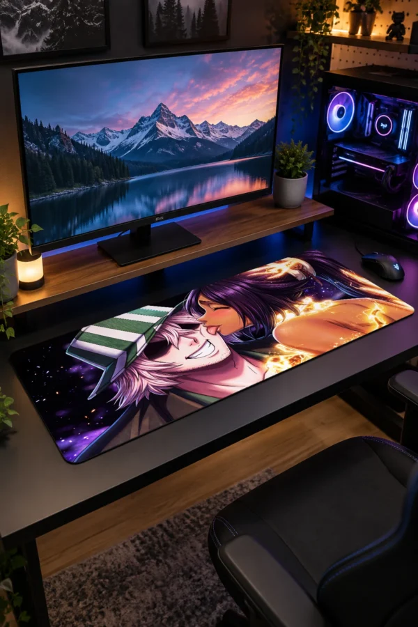 Violet Spark Duet Gaming Mousepad