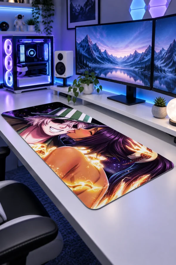 Violet Spark Duet Gaming Mousepad