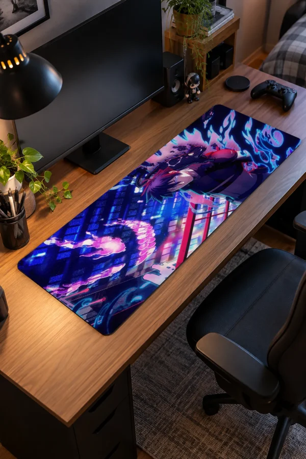 Violet Hellfire Gaming Mousepad Violet Hellfire Gaming Mousepad