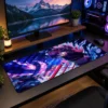 Violet Hellfire Gaming Mousepad Violet Hellfire Gaming Mousepad