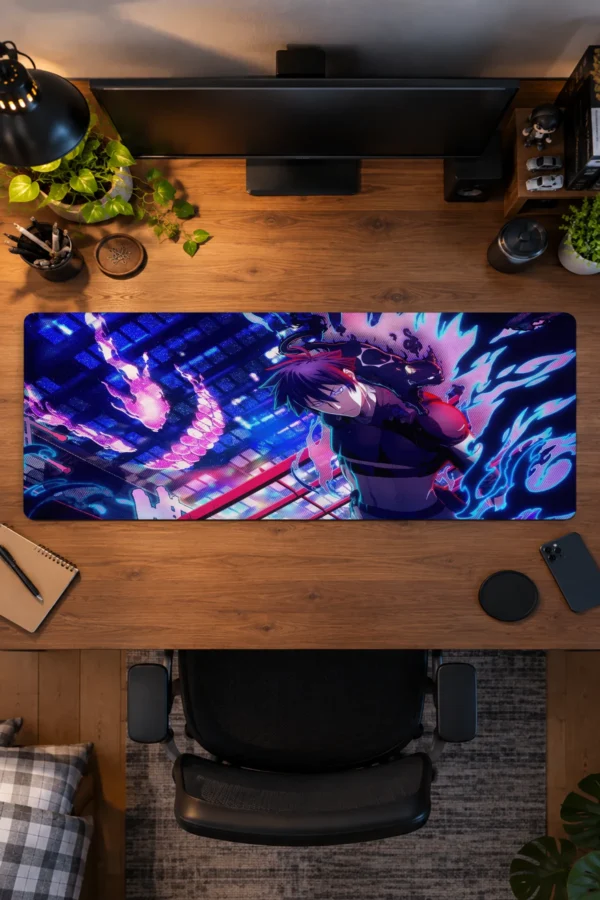 Violet Hellfire Gaming Mousepad Violet Hellfire Gaming Mousepad