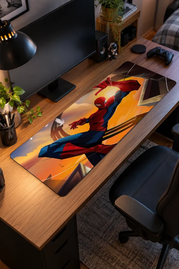 Amber Skyline Leap Gaming Mousepad