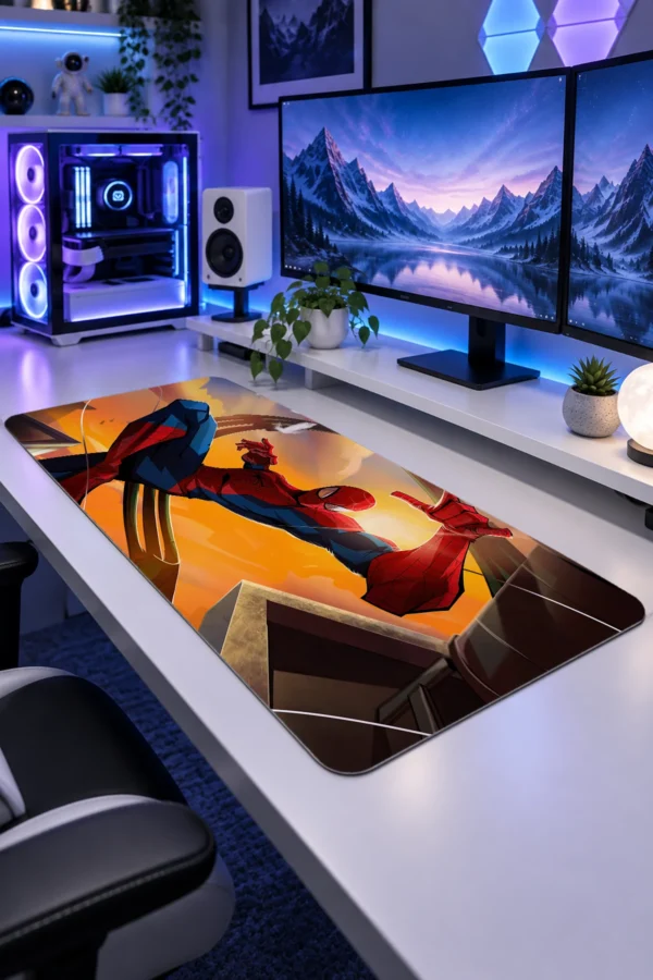 Amber Skyline Leap Gaming Mousepad