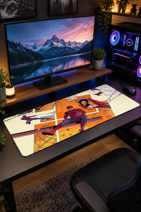 Tangerine Panels Gaming Mousepad Tangerine Panels Gaming Mousepad
