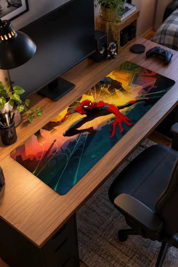 Saffron Sentinel Gaming Mousepad