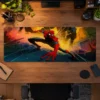 Saffron Sentinel Gaming Mousepad