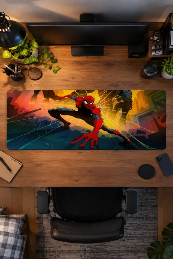 Saffron Sentinel Gaming Mousepad