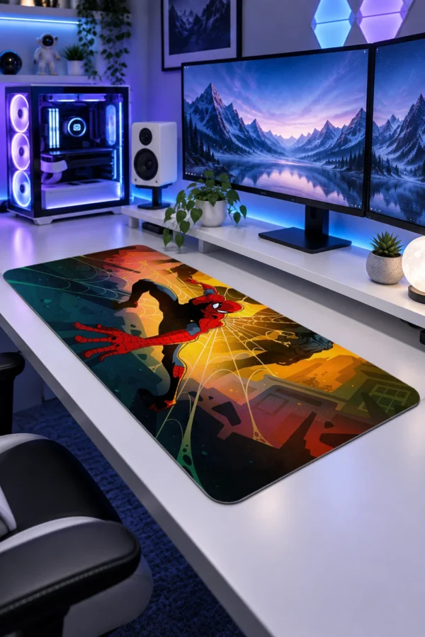 Saffron Sentinel Gaming Mousepad