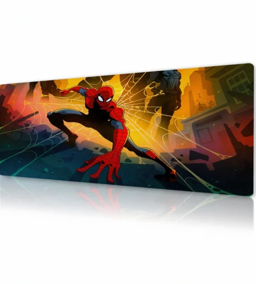 Saffron Sentinel Gaming Mousepad