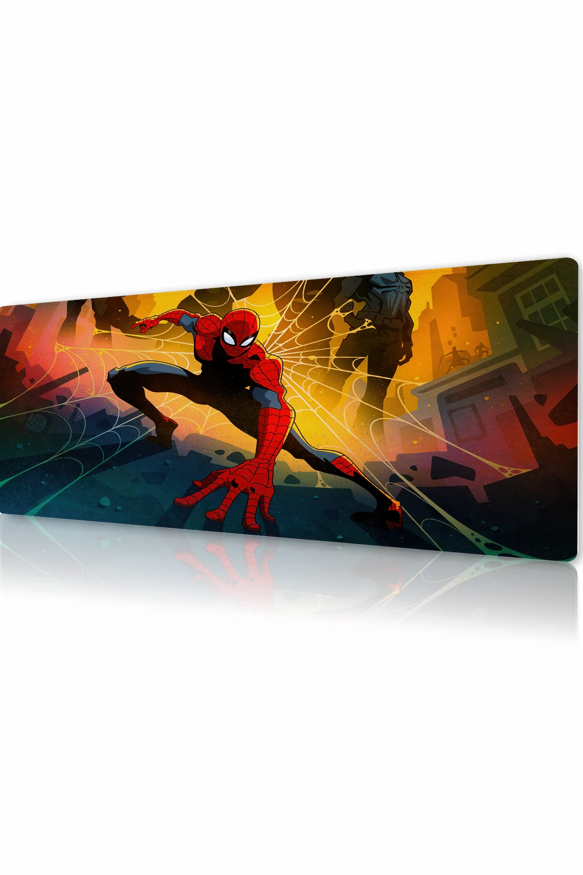 Saffron Sentinel Gaming Mousepad