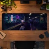 Neon Commute Gaming Mousepad