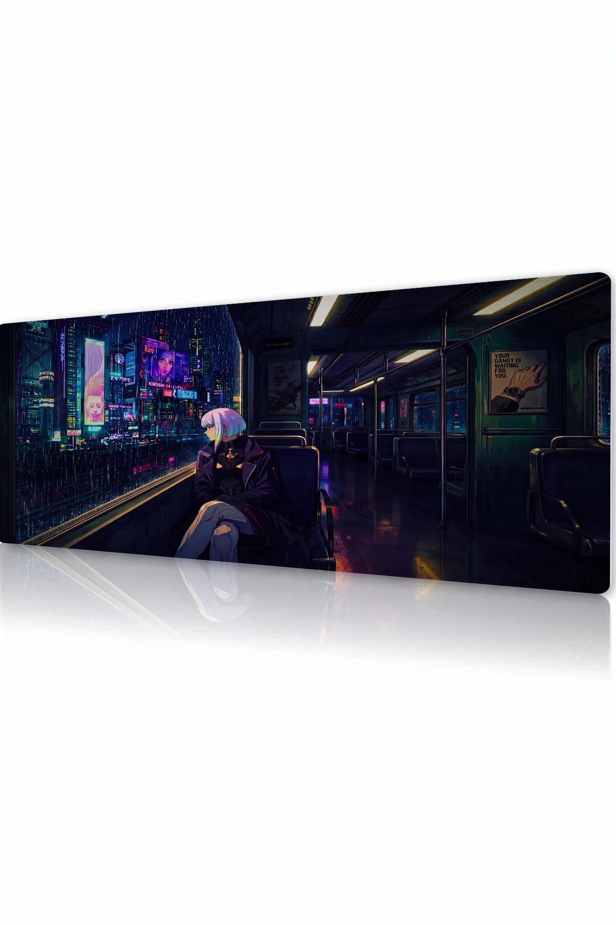 Neon Commute Gaming Mousepad