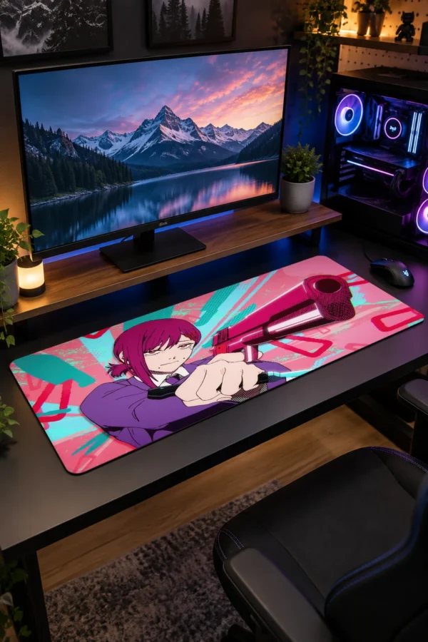 Bubblegum Barrel Gaming Mousepad