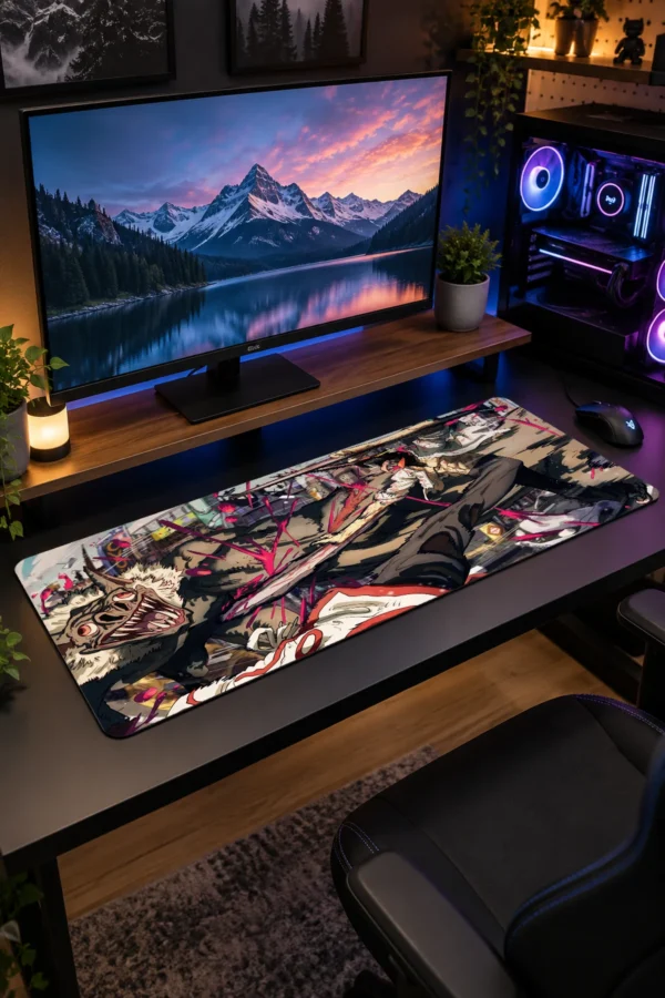 Sawtooth Frenzy Gaming Mousepad