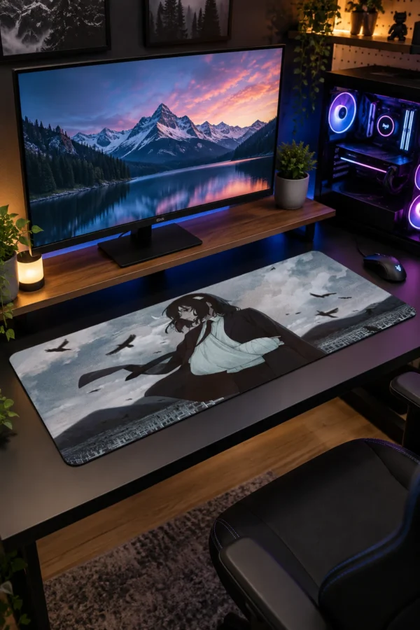 Raven Overcast Gaming Mousepad Raven Overcast Gaming Mousepad