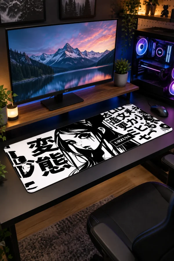 Monochrome Doll Gaming Mousepad Monochrome Doll Gaming Mousepad