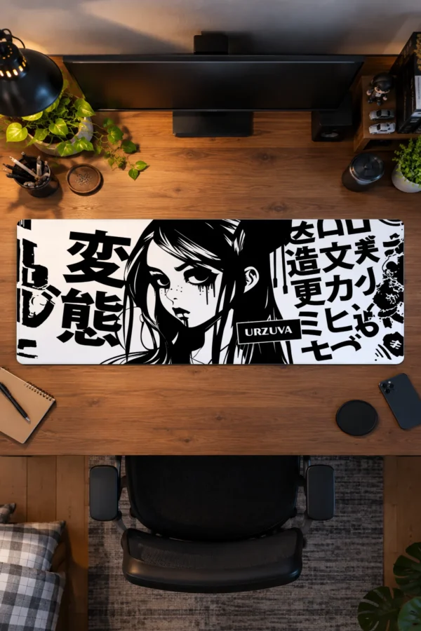 Monochrome Doll Gaming Mousepad Monochrome Doll Gaming Mousepad
