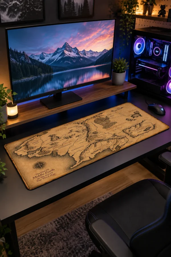 Parchment Frontier Gaming Mousepad