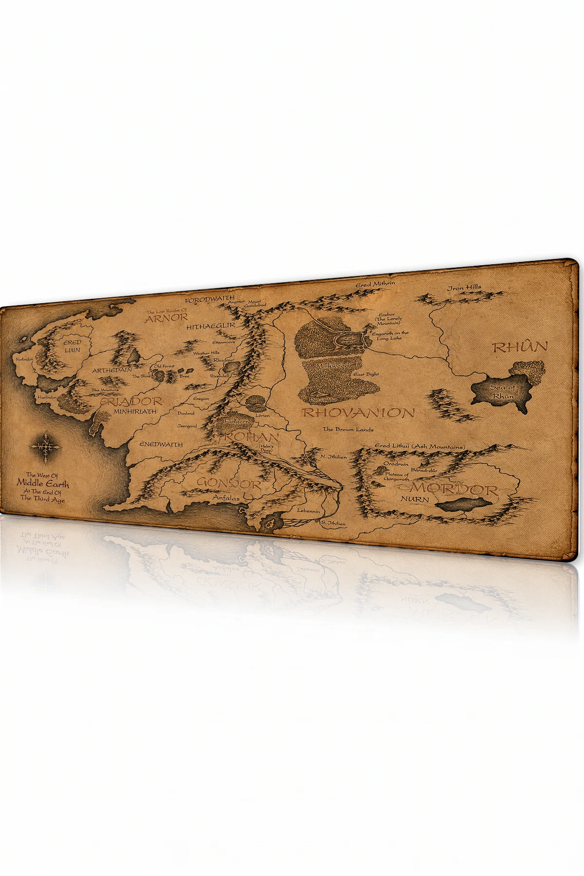 Parchment Frontier Gaming Mousepad