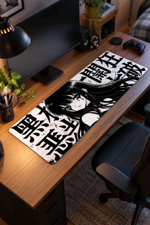 Kanji Requiem Gaming Mousepad