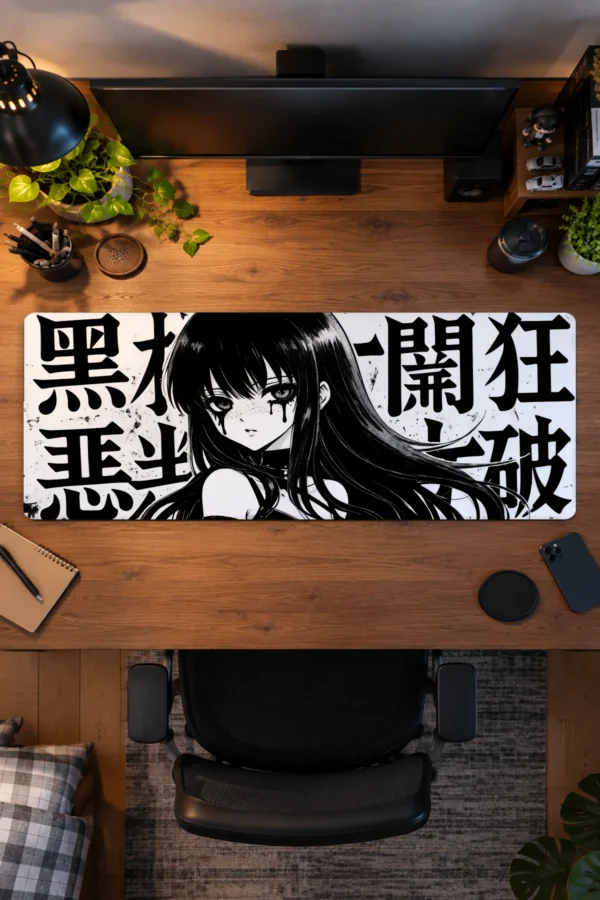 Kanji Requiem Gaming Mousepad