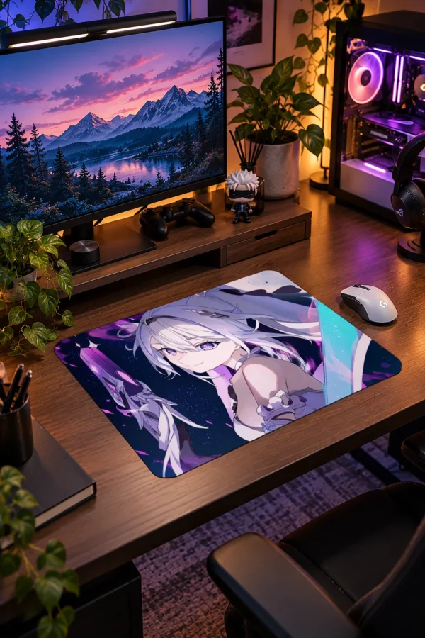 Lavender Starblade Gaming Mousepad Lavender Starblade Gaming Mousepad