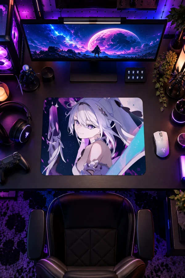 Lavender Starblade Gaming Mousepad Lavender Starblade Gaming Mousepad