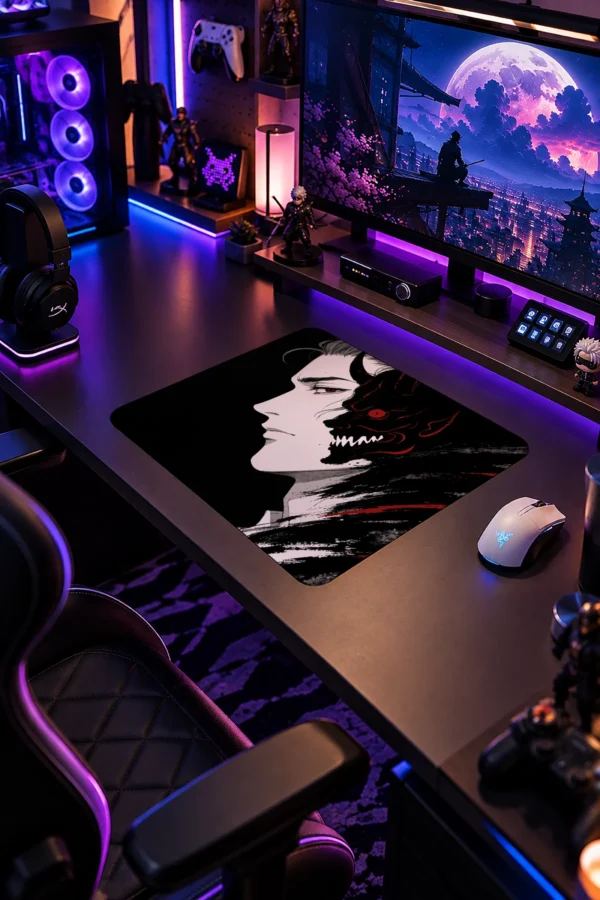 Twofold Visage Gaming Mousepad Twofold Visage Gaming Mousepad