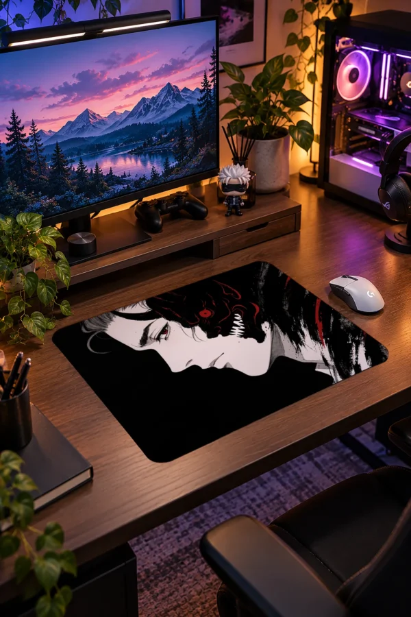 Twofold Visage Gaming Mousepad Twofold Visage Gaming Mousepad
