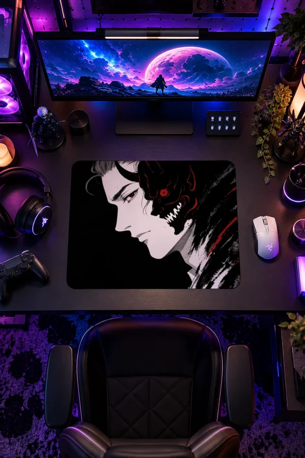 Twofold Visage Gaming Mousepad Twofold Visage Gaming Mousepad