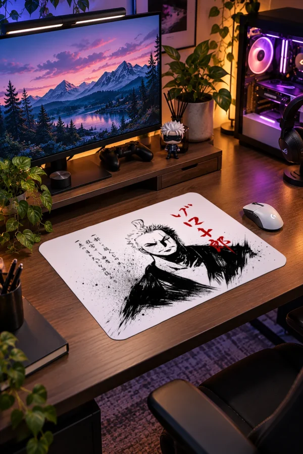 Ink Swordsman Gaming Mousepad