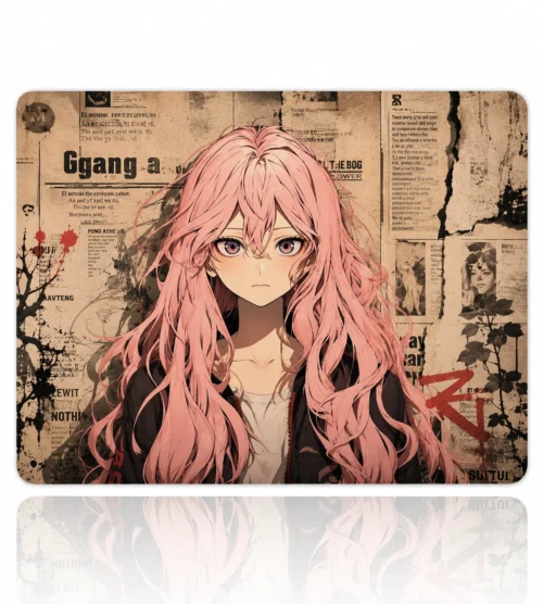 Newsprint Muse Gaming Mousepad Newsprint Muse Gaming Mousepad