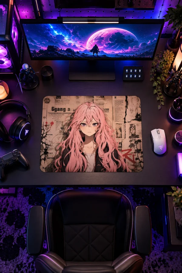 Newsprint Muse Gaming Mousepad