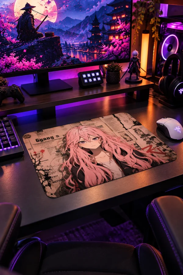 Newsprint Muse Gaming Mousepad