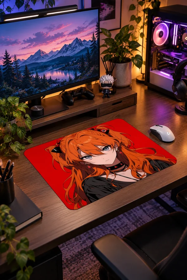 Tangerine Rebel Gaming Mousepad