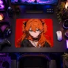 Tangerine Rebel Gaming Mousepad
