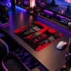 Crimson Oni Council Gaming Mousepad