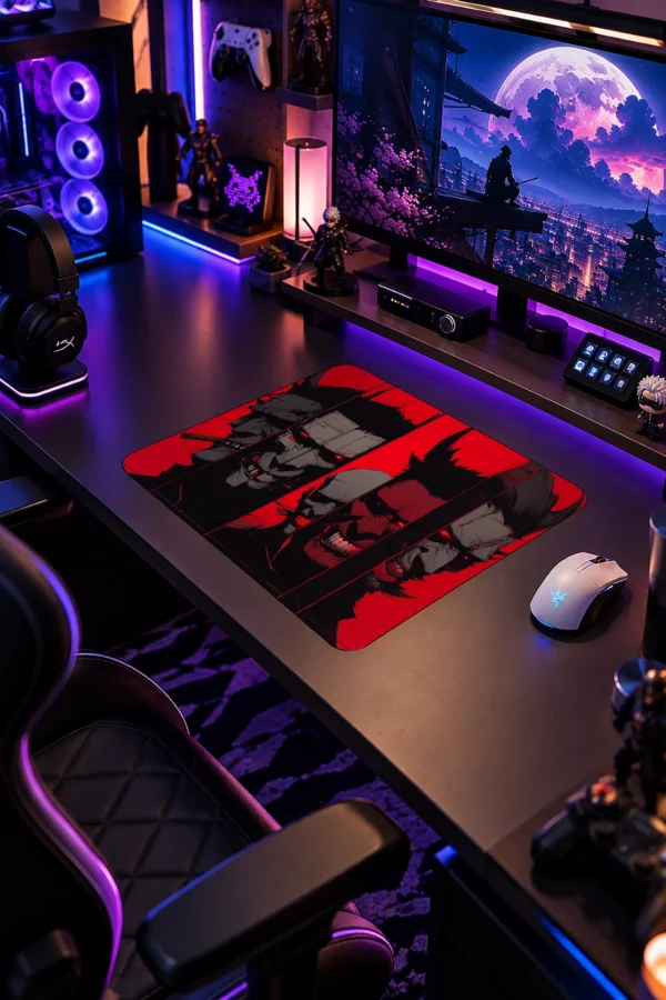 Crimson Oni Council Gaming Mousepad