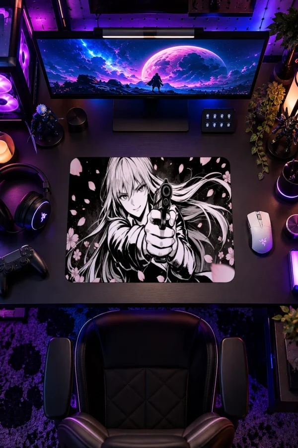 Petal Pistol Gaming Mousepad