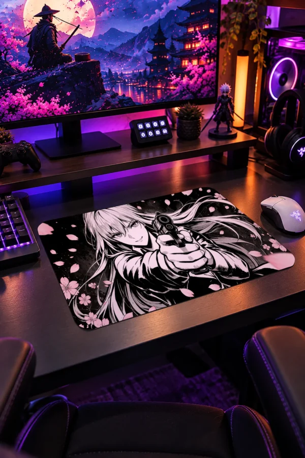 Petal Pistol Gaming Mousepad