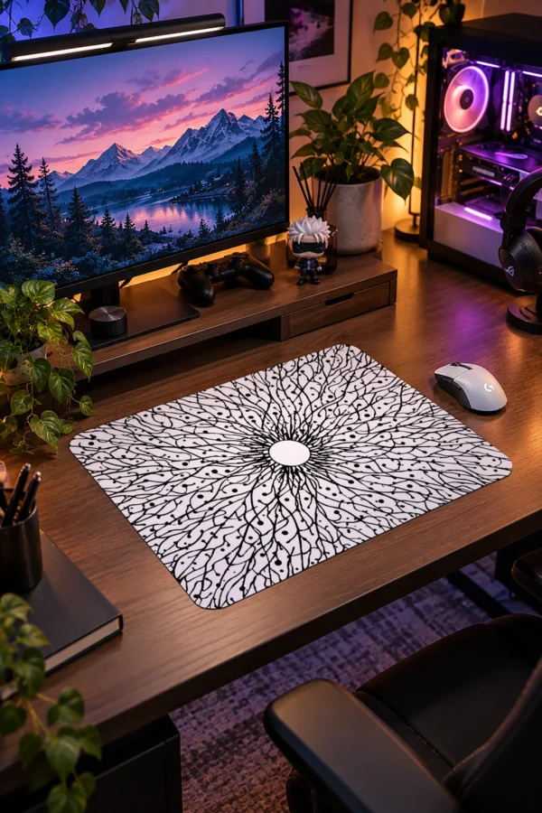 Radiant Veins Gaming Mousepad