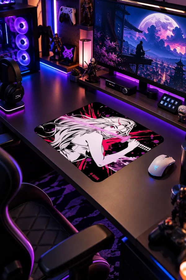 Magenta Edge Gaming Mousepad