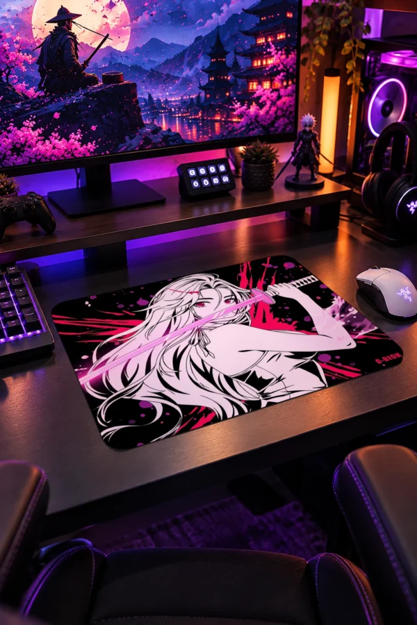 Magenta Edge Gaming Mousepad