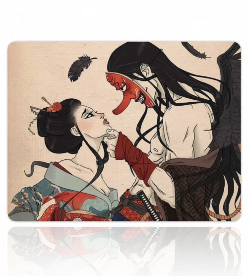 Tengu Courtship Gaming Mousepad Tengu Courtship Gaming Mousepad